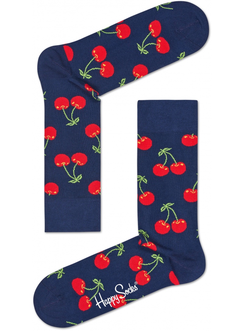 SKARPETY HAPPY SOCKS CHERRY CHE01-6000 - Skarpety, rajstopy