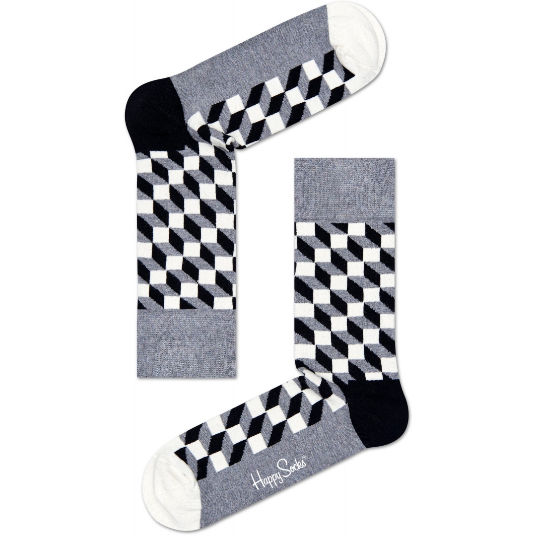 SKARPETY HAPPY SOCKS FILLED OPTIC FO01-901 - Skarpety