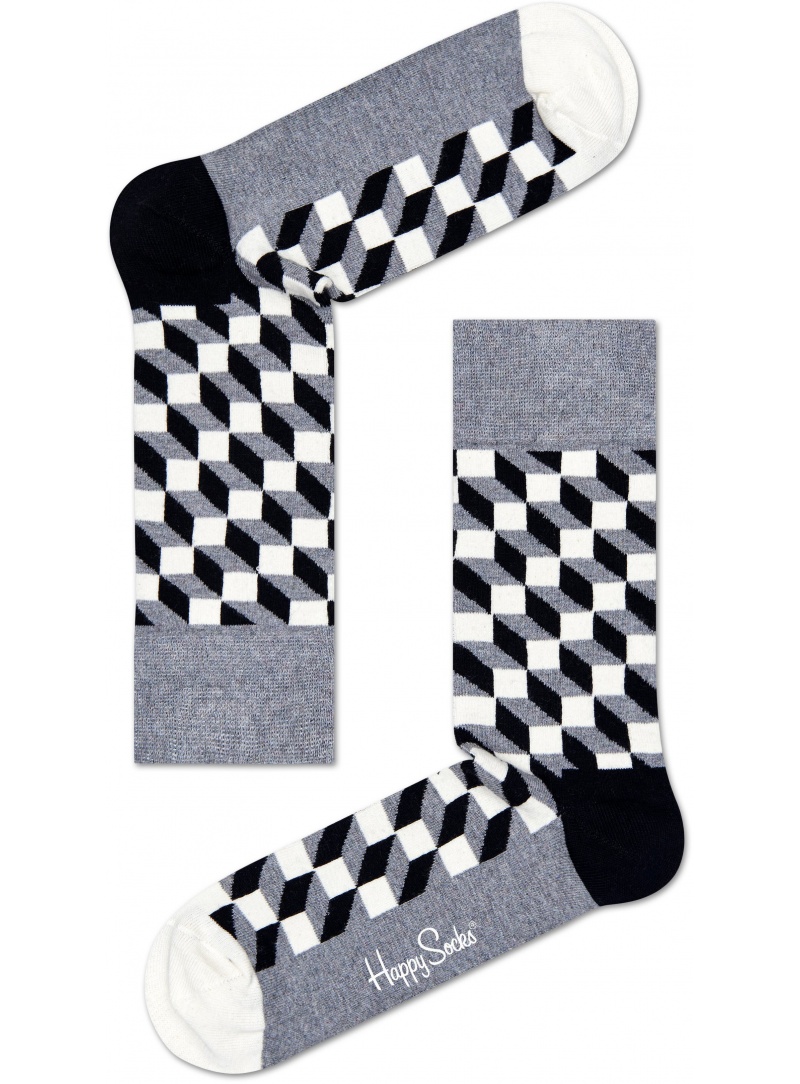 SKARPETY HAPPY SOCKS FILLED OPTIC FO01-901 - Skarpety