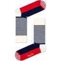 SKARPETY HAPPY SOCKS HALF STRIPE SH01-068 - Skarpety, rajstopy