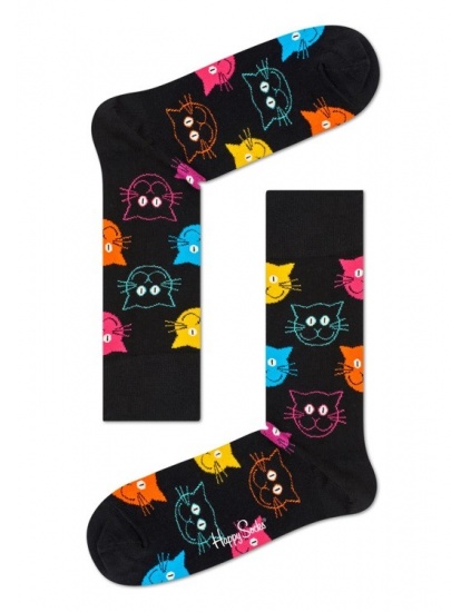 SKARPETY HAPPY SOCKS CAT MJA01-9001 - Skarpety