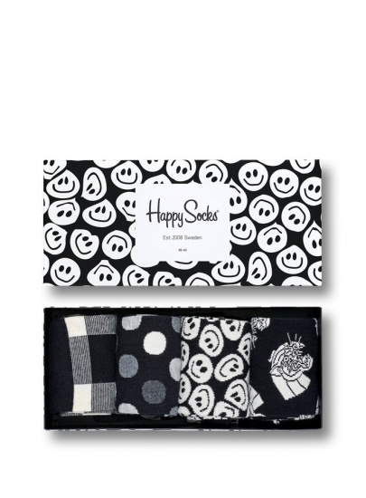 GIFT BOX SKARPET HAPPY SOCKS XBLW09-9003 (4-PAK) - Skarpety