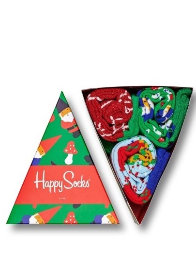 GIFT BOX SKARPET HAPPY SOCKS XMAS08-7003 (3-PAK) - Skarpety