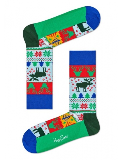 GIFT BOX SKARPET HAPPY SOCKS XMAS08-7003 (3-PAK) - Skarpety