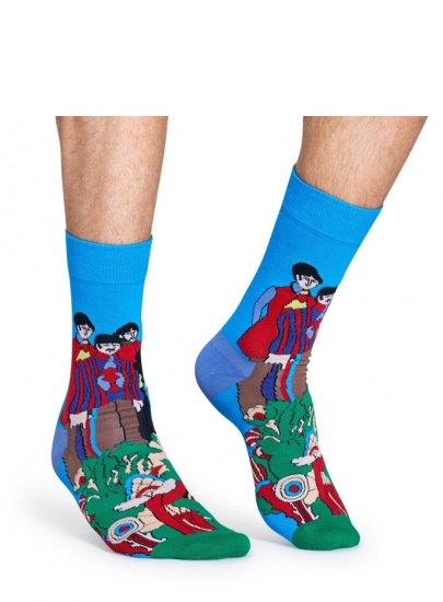 GIFT BOX SKARPET THE BEATLES HAPPY SOCKS XBEA10-2000 (6-PAK) - Skarpety