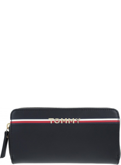 Portfel TOMMY HILFIGER Corp Leather Za Wall AW0AW05755 002 -