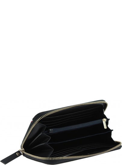 Portfel TOMMY HILFIGER Corp Leather Za Wall AW0AW05755 002 -