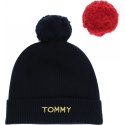 CZAPKA TOMMY HILFIGER SWAP YOUR POMPOM AW0AW06026 413