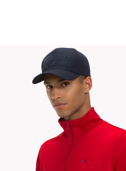 Czapka TOMMY HILFIGER Tju Flock Cap AU0AU00364 496