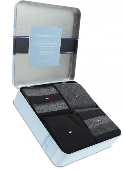 ZESTAW SKARPETEK TOMMY HILFIGER 482002001 200 (4-PAK) - Skarpety