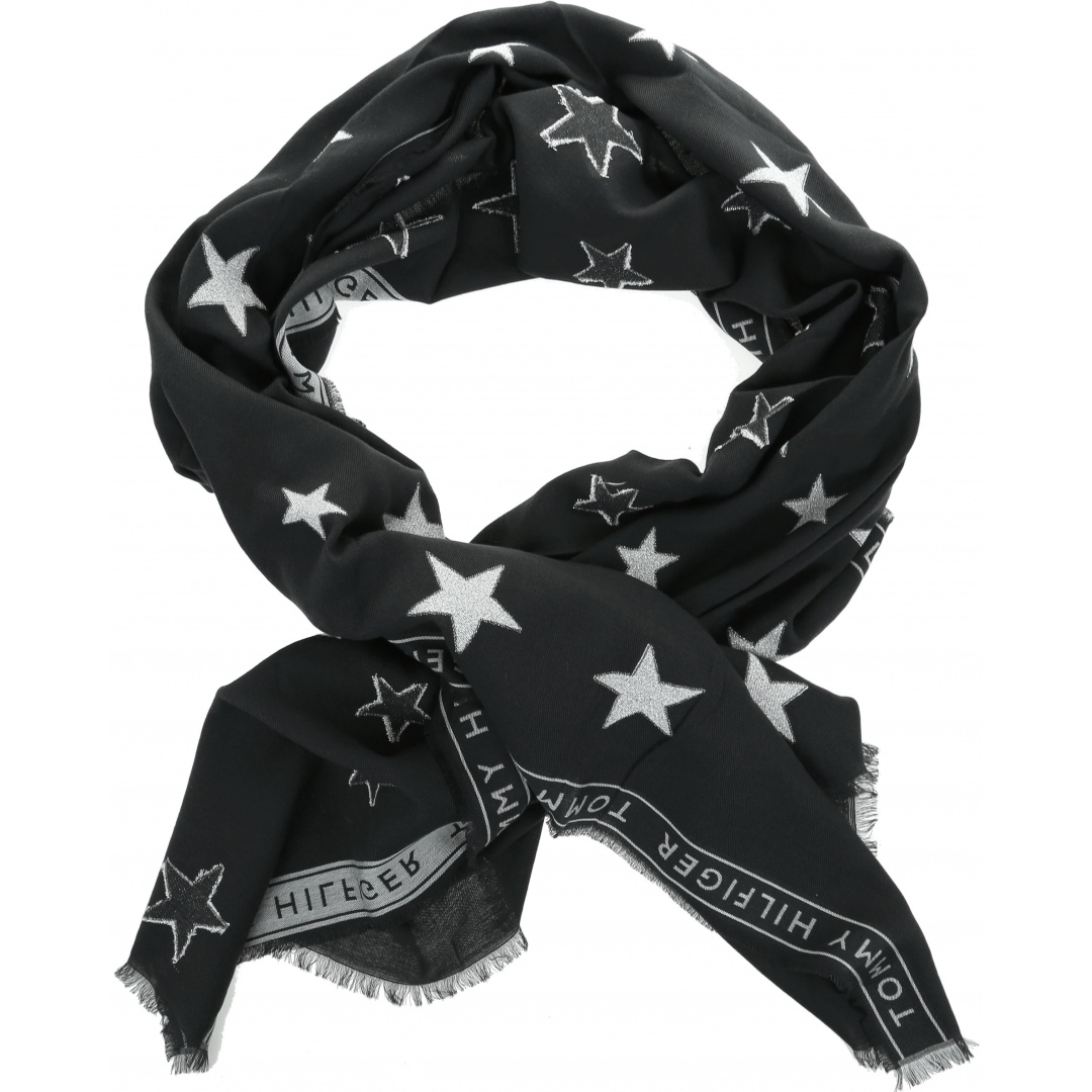 Chusta TOMMY Selvedge Scarf AW0AW06201 902 - Szale i chusty