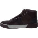 Trampki TOMMY HILFIGER Leather Mix High Top Cupsole - Trampki