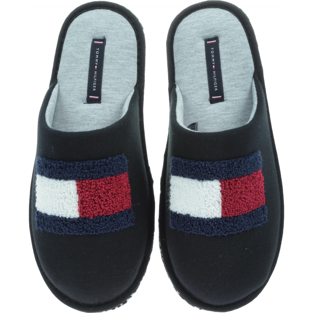 Kapcie TOMMY HILFIGER Terry Flag Homeslipper FM0FM01789 990 -