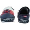 GRANATOWE KAPCIE TOMMY HILFIGER Downslipper Patch FM0FM02005
