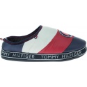 GRANATOWE KAPCIE TOMMY HILFIGER Downslipper Patch FM0FM02005