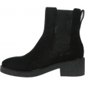 Sztyblety TOMMY HILFIGER Crepe Mid Heel - Botki