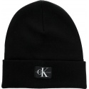 Czarna Czapka CALVIN KLEIN J Monogram Beanie K40K400857 016
