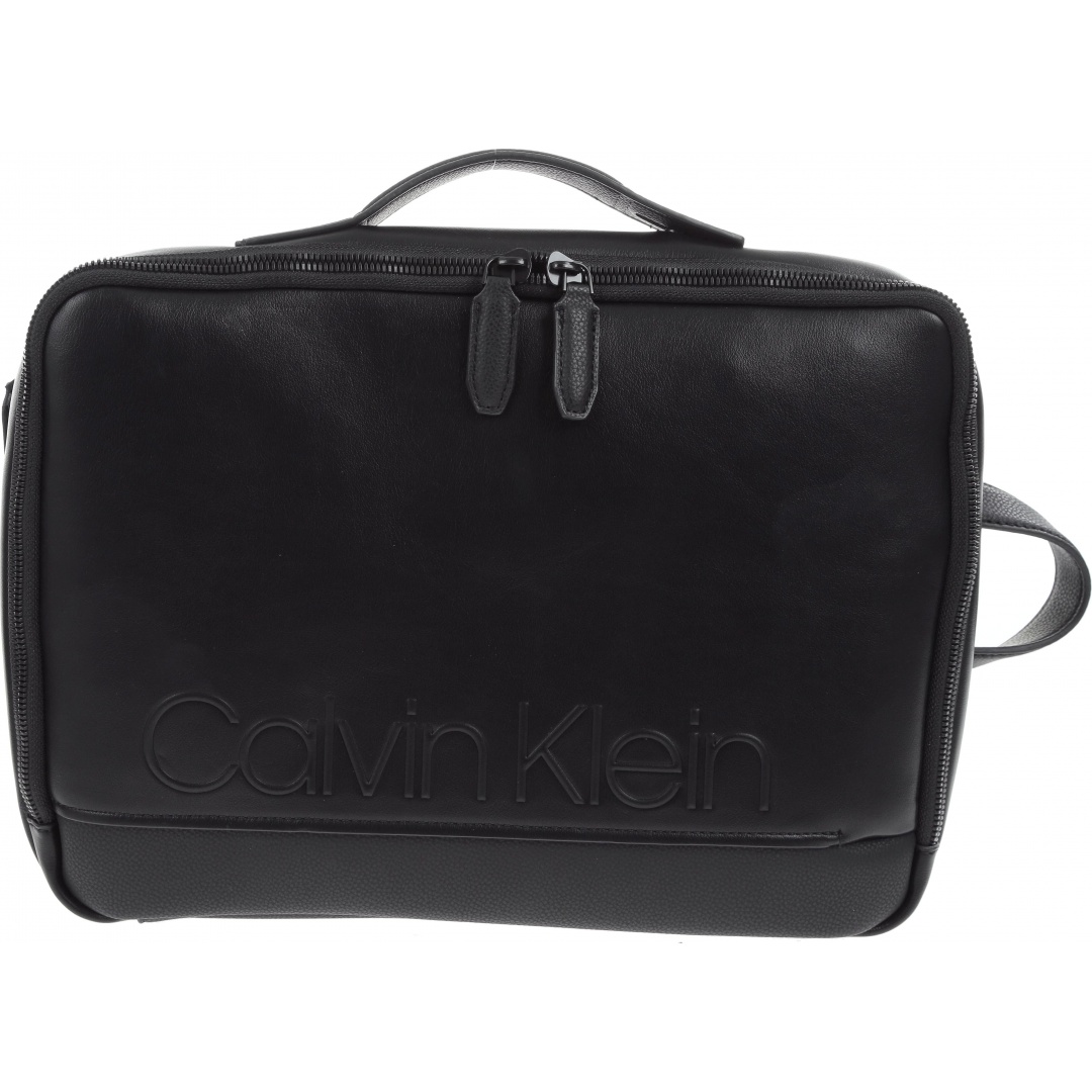 Czarny Plecak CALVIN KLEIN Elevated Logo Conv Backpack