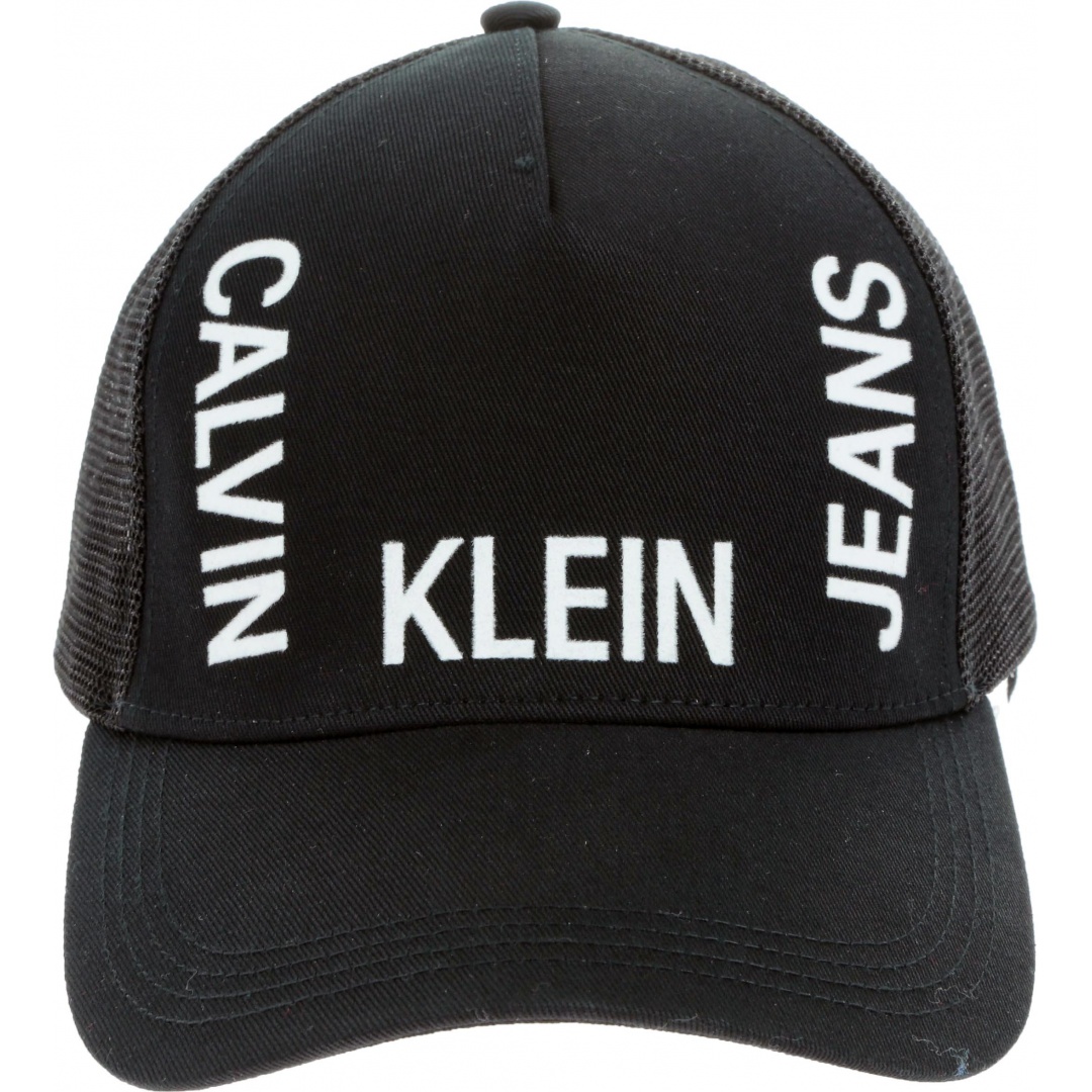 Czarna Czapka CALVIN KLEIN J Trucker Meshcap K50K504321 016