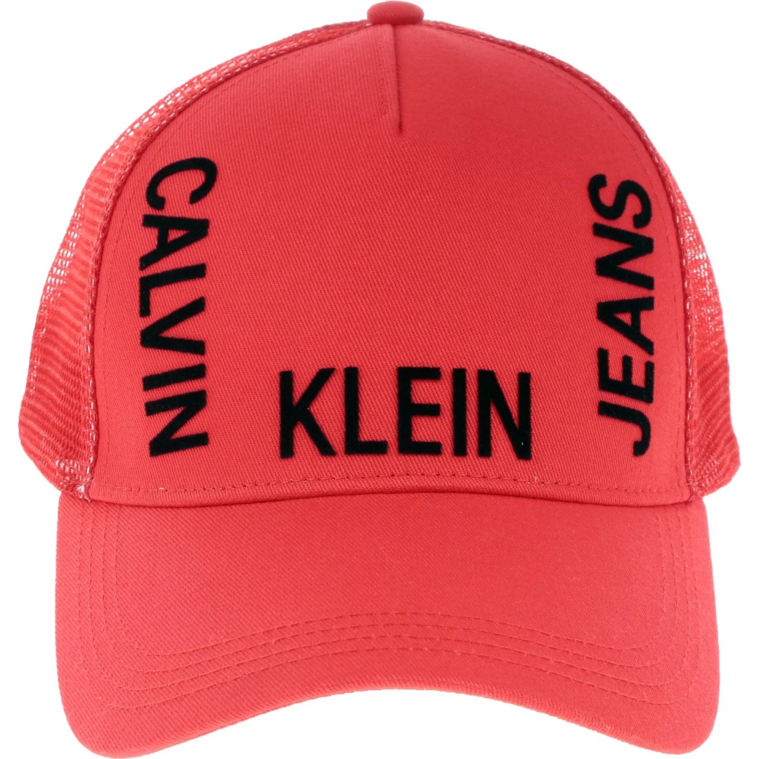 Czerwona Czapka CALVIN KLEIN J Trucker Meshcap K50K504321 634