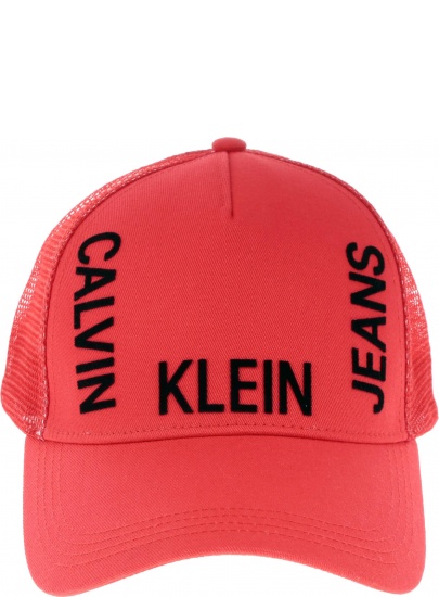 Czerwona Czapka CALVIN KLEIN J Trucker Meshcap K50K504321 634