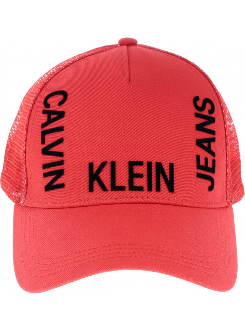 Czerwona Czapka CALVIN KLEIN J Trucker Meshcap K50K504321 634