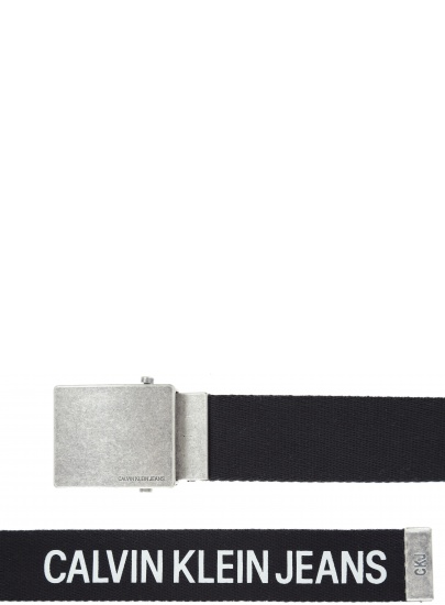 Czarny Pasek CALVIN KLEIN J Military Belt 3,5Cm K50K504327 001