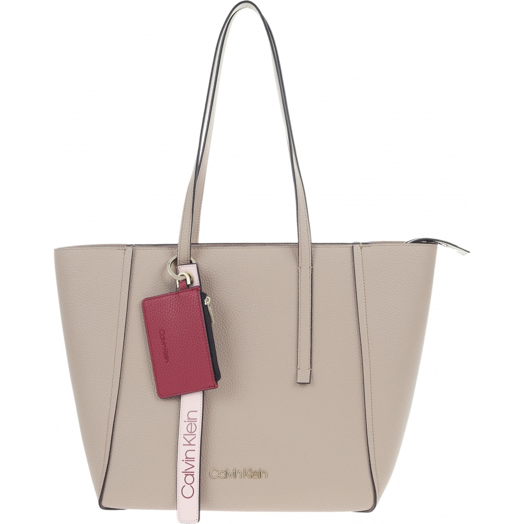 Różowa Torba CALVIN KLEIN JEANS Ck Base Medium Shopper