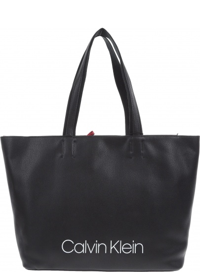 Czarna Torba CALVIN KLEIN JEANS Collegic Shopper K60K604457 001