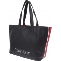 Czarna Torba CALVIN KLEIN JEANS Collegic Shopper K60K604457 001