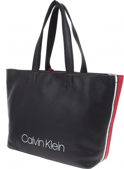 Czarna Torba CALVIN KLEIN JEANS Collegic Shopper K60K604457 001