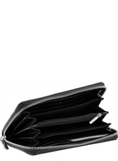 Czarny Portfel CALVIN KLEIN Race Large Ziparound K60K604884 001