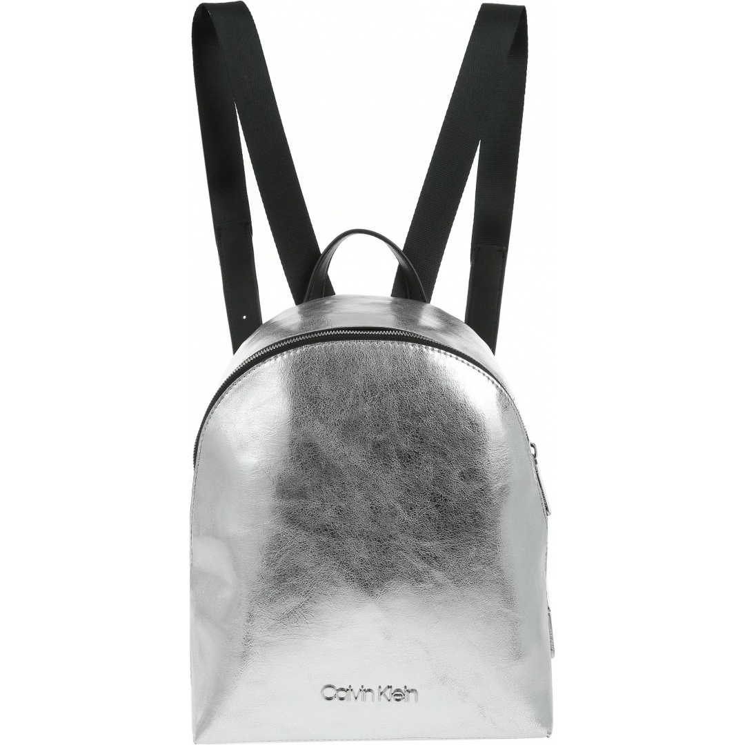 Srebrny Plecak CALVIN KLEIN Snap Sml Backpack K60K604926 067 -
