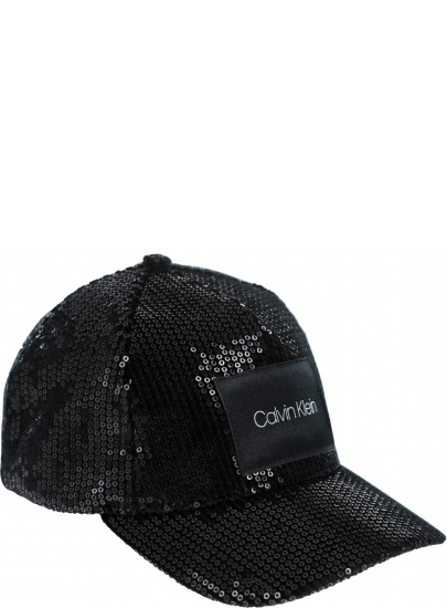 CZARNA CZAPKA CALVIN KLEIN SEQUIN CAP K60K604898 001