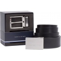 Pasek TOMMY HILFIGER AM0AM04129 901 FORMAL DOUBLE BUCKLE - Paski