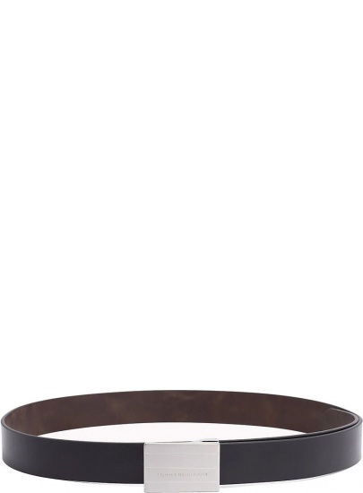 Pasek TOMMY HILFIGER AM0AM04129 901 FORMAL DOUBLE BUCKLE - Paski