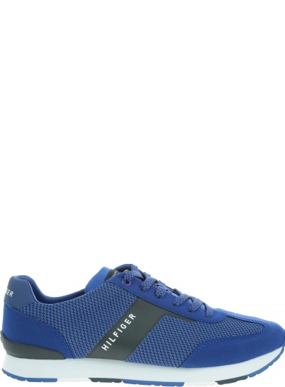 Niebieskie Półbuty TOMMY HILFIGER Knitted Material Mix Runner