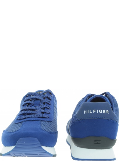 Niebieskie Półbuty TOMMY HILFIGER Knitted Material Mix Runner