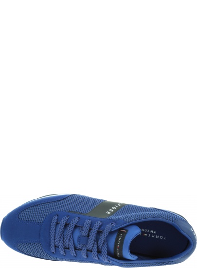 Niebieskie Półbuty TOMMY HILFIGER Knitted Material Mix Runner