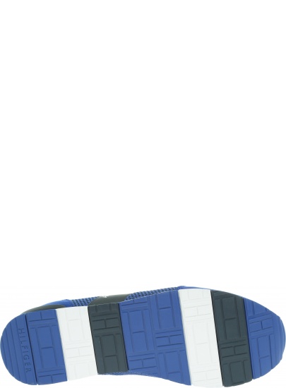 Niebieskie Półbuty TOMMY HILFIGER Knitted Material Mix Runner
