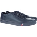 Granatowe Półbuty Tommy Hilfiger CORPORATE LEATHER SN MIDNIGHT