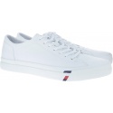 Białe skórzane Półbuty Tommy Hilfiger CORPORATE LEATHER SN