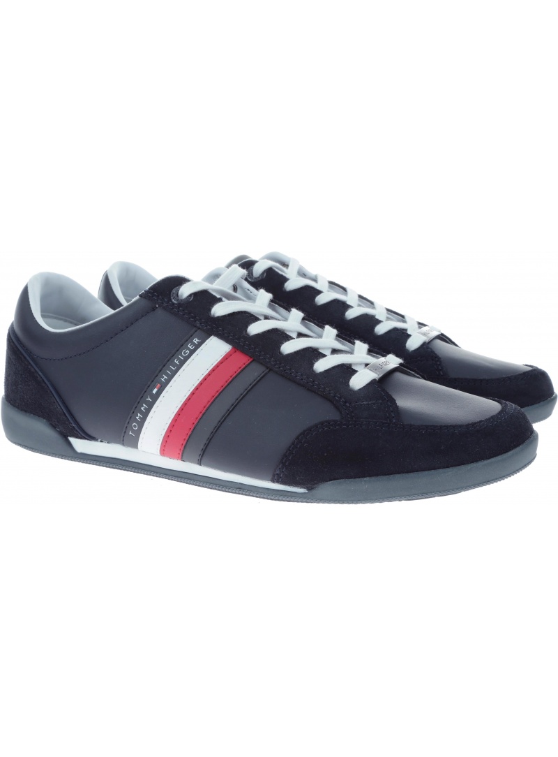 Półbuty Tommy Hilfiger CORPORATE MATERIAL M MIDNIGHT - Półbuty