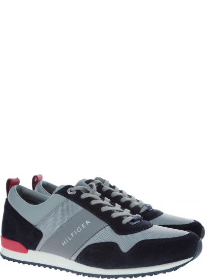 Półbuty Tommy Hilfiger ICONIC MATERIAL MIX MIDNIGHT-LIGHT
