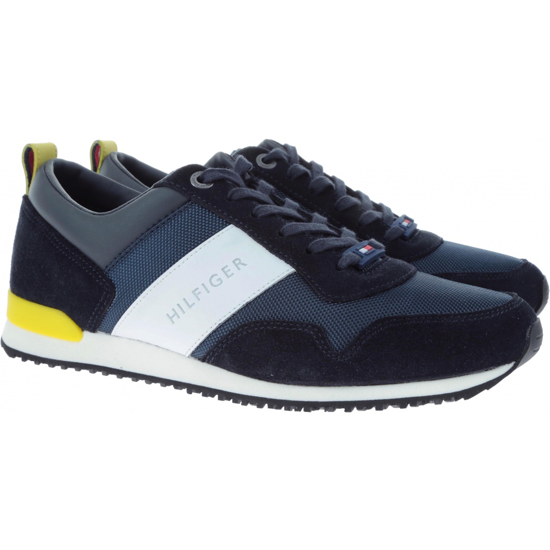 Półbuty Tommy Hilfiger ICONIC MATERIAL MIX MIDNIGHT - Półbuty