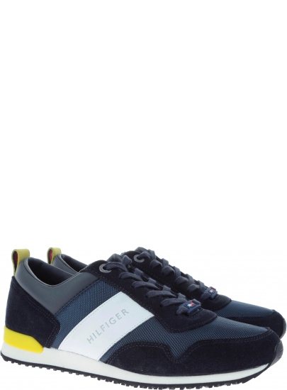 Półbuty Tommy Hilfiger ICONIC MATERIAL MIX MIDNIGHT - Półbuty