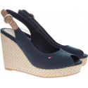 Espadryle Tommy Hilfiger ICONIC ELENA BASIC S MIDNIGHT -