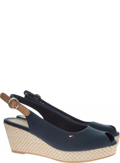 Espadryle Tommy Hilfiger ICONIC ELBA BASIC SL MIDNIGHT -