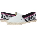 Espadryle Tommy Hilfiger POP WEBBING ESPDRILL WHITE - Espadryle