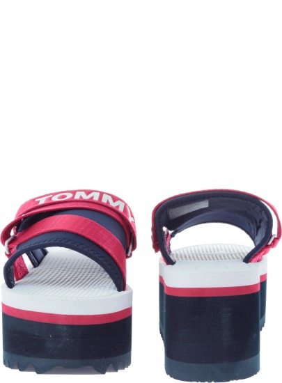 Klapki Tommy Hilfiger SPORTY NEOPRENE FLAT RWB - Klapki